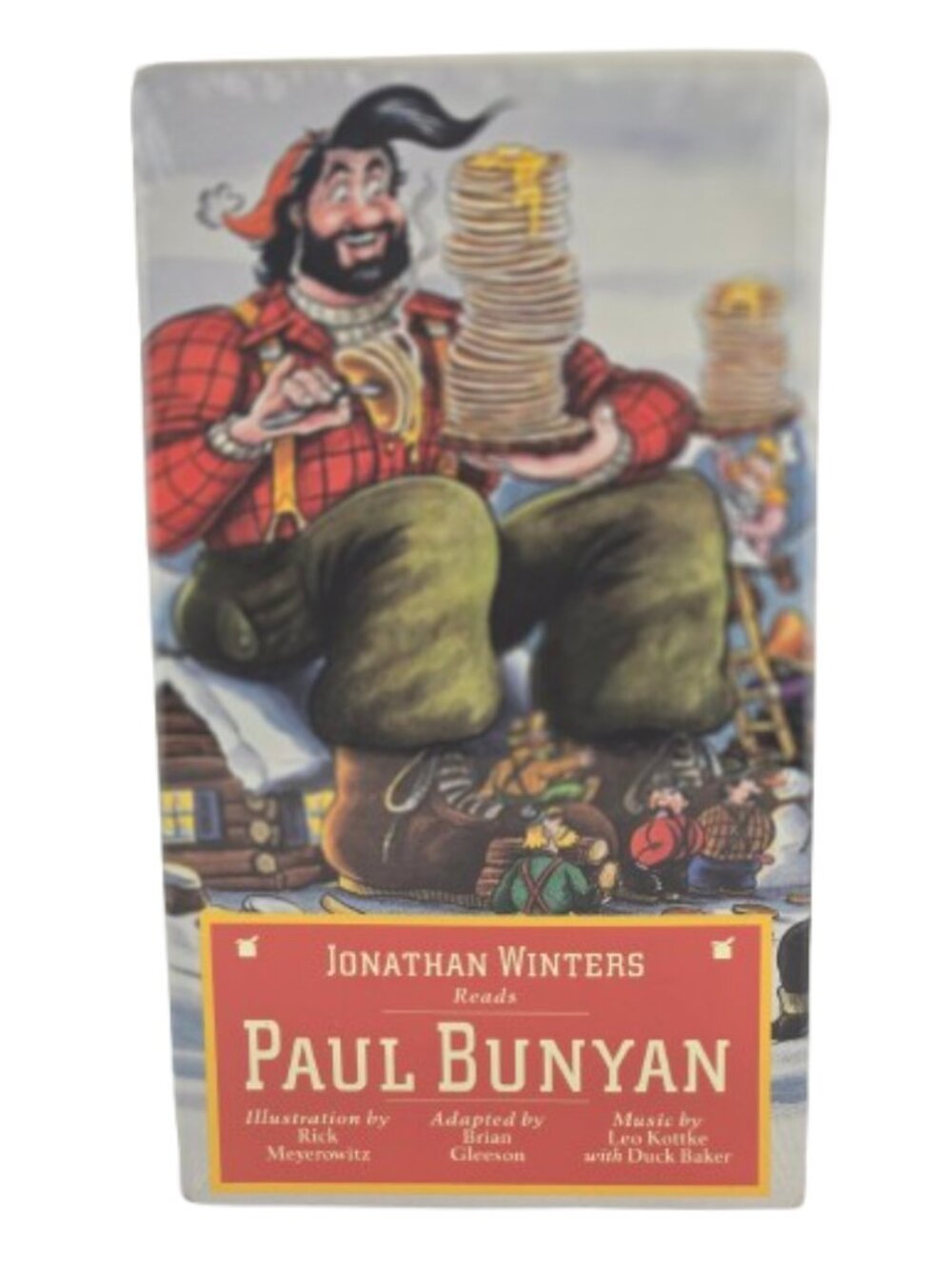 Vintage VHS Jonathan Winters Reads Paul Bunyan 1990 Rabbit Ears Storybook
